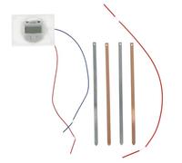 Operitacx 1 Ensemble Kit Expérience Éducative de Pile de Fruits de Dispositif Scientifique avec Horloge Électronique pour Étudiants Activité Manuelle Science