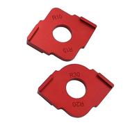 Operitacx 1 Ensemble Module de Rounding R Angle Positioner pour Menuiserie Outil de Fraisage Découpe avec Template Durable et