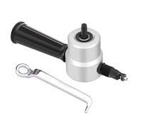 Operitacx 1 Pièce Outil de Découpe Métallique Double Tête Nibbler Robuste pour Tôles Aluminium Acier Inoxydable et Kit Accessoires Pratique pour Coupes Précises et Formes Irrégulières