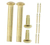 Operitacx 10 Ensembles Hand Folding Fan Repair Kit Lightweight Metal Shaft Rivets And Nuts For DIY Chinese Dance Accessories Secure Fastening And Replacement Parts
