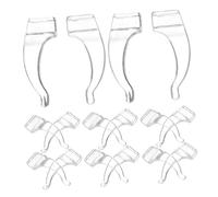 Operitacx 10 paires Crochets Oreille Lunettes Silicone Antidérapants Protège Oreille Transparent Adapté Aux Branches de Confortables et Durables pour Sport et Usage