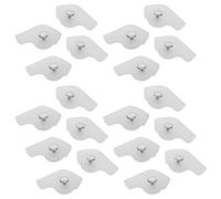 Operitacx 10 Paires Patchs de Bord D'ouverture de Chaussure pour Baskets Sportives, Coussinets Adhésifs Anti-abrasion en Plastique et Métal, Protection Intérieure pour Entraînement Sportif
