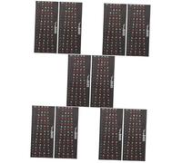 Operitacx 10 Pièces Autocollants pour Apprendre la Guitare, Notes pour