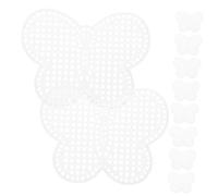 Operitacx 10 Pièces Butterfly Shaped Cross Stitch Mesh Sheets For Sewing And Quilting Portable DIY Craft Grids For Embroidery Crochet Tapestry And Coasters