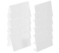 Operitacx 10 Pièces Chevalets Porte-Numéros De Table Effaçables À Sec Supports Acryliques Inscriptibles Pour Mariages Fêtes Réceptions Décorations De Table Réutilisables 3.94X2.99X2.17 Pouces