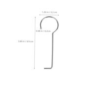 Operitacx 10 pièces Crochets de Acier Inoxydable pour Bonde Sol de Salle de Bain Lot de Outil Réutilisable pour Retirer Couvercles de Drain Résistance Renforcée et Design Moderne