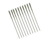 Operitacx 10 pièces Forets Diamantés Durs pour Perçage de Jade et Agate Aiguilles à Poinçonner pour Outils de Perçage Compatible avec Perceuses Manuelles et Bancs
