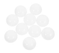 Operitacx 10 Pièces Globe de Remplacement en PC Blanc Semi-circulaire pour Abat-jour D'applique Murale, Design Antifog et Résistant à L'usure, pour Éage de Salle de Bain