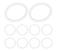 Operitacx 10 Pièces Joint D'étanchéité pour Lavabo Design Étanche et Ajustement en Silicone Transparent pour Salle de Bain et Évier Pop-up