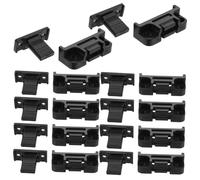 Operitacx 10 Pièces Kit de Connecteurs Push-in pour Meubles Clips de Fixation Rapides pour Panneaux de Cuisine et Armoires Fixateurs Robustes Abs pour Assemblage de Comptoirs et Meubles