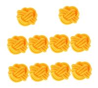 Operitacx 10 Pièces Knot Cufflinks Set For Diy Accessories Durable Twisted Silk Knots For Jewelry Making Drawer Pulls And Door Handle Decorations