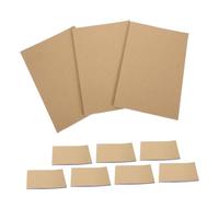 Operitacx 10 Pièces Kraft Paper Pocket Notebook Blank Copy Memo Book Portable For Office Financial Records Order Management