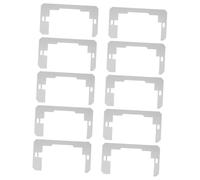 Operitacx 10 pièces Lot de Entretoises Murales Métal pour Fixation Plaques Électriques Cales Embeddées pour Boîtes de Sortie et Interrupteurs et Stable pour Projets de Construction et