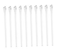Operitacx 10 pièces Manchons de Lunettes Transparent Accessoires Confortables pour Branches de Lunettes Kit de Réparation Dérapant pour et Adaptés Aux