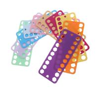 Operitacx 10 Pièces Panneau De Filetage Au Point De Croix Accessoires De Broderie Organisateur De Stockage De Couture Outil D'organisation des Fils à Broder Organisateur en Fil Plastique