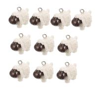 Operitacx 10 Pièces Pendentifs Mouton Réalistes pour Fabrication Bijoux Charms et Durables pour Bracelets Diy Accessoires pour Collier et Création