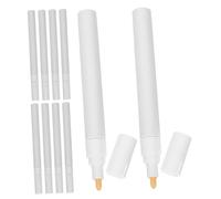 Operitacx 10 Pièces Refillable Acrylic Paint Markers Set Empty Round Tip Permanent Markers For Rock Painting Ceramics Glass Graffiti And DIY Touch Ups