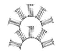Operitacx 10 pièces Socle Figurine Métal Double Face Adhésif Base Ressort Stable pour Décoration Tableau Bord Voiture Maison Bureau Fête