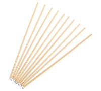 Operitacx 10 Pièces Tige de Commande de Marionnette en Bois Khaki Flexible et Facile à Utiliser pour Contrôle des Mouvements de Marionnettes Lors de Spectacles D'ombres