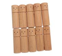 Operitacx 10 Pièces Wooden Peg Dolls Unfinished Natural Wood Figurines For DIY Painting Educational Toys And Home Decoration