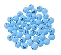 Operitacx 100 Pièces 100 Balles De Pong Balles De -Pong Numérotées Petit -Pong Panneau Acrylique Transparent Boules De Tombola Numérotées Cotillons Un De Toilette Lettre