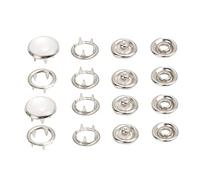 Operitacx 100 Pièces boutons à griffes creation fixation matériel de bricolage boutons-pression en métal pressions metalliques boucles creuses à cinq griffes boucles pressions Nacré