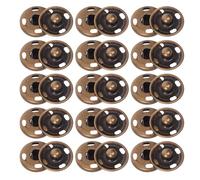 Operitacx 100 Pièces Boutons Pression Métalliques Invisibles Ancien Kit pour Couture Main Attaches Robustes pour Vêtements Élégants