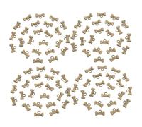 Operitacx 100 Pièces Dog Bone Charms Zinc Alloy Mini Pendants For DIY Jewelry Making Tiny Bone Shaped Beads For Bracelets Necklaces Earrings Craft Supplies