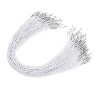 Operitacx 100 Pièces Élastiques à Pointes Métalliques pour Bricolage Élastiques pour Masque et Bonnet Accessoires de Couture Polyvalents