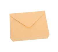 Operitacx 100 Pièces Enveloppes Kraft V Flap Enveloppes Réutilisables pour Invitations Cartes de Lettres Professionnelles Vrac