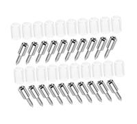 Operitacx 100 pièces Lot de Chevilles Autotaraudeuses pour Étagères avec Manchons Supports Robustes pour Meubles Piquets pour Armoire et Placard Renforcée pour Rangement et Installation