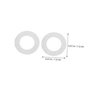 Operitacx 100 pièces Lot de Rondelles de Maintenance Acier Inoxydable pour Poignée de Porte Stabilisateurs de Broche Fins et Durables Joints Plats pour Réparation et Fixation Sécurisée
