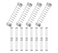 Operitacx 100 ressorts de compression pour stylo à bille - Mini ressorts mécaniques en acier inoxydable de 0,4 mm de diamètre - pour la réparation de stylos à bille