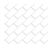 Operitacx 1000 Pièces Agrafes Chauffantes pour Soudage Pare-chocs Voiture, Baguettes Plastique 0,8 Mm, Accessoires Réparation Abs Pvc Nylon, Compatible Agrafeuse Chauffante Automatique