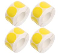 Operitacx 1000 pièces Étiquettes Rondes Adhésives Pouce Pastilles Colorées Codage Couleur pour Bureau École Organisation et Décoration