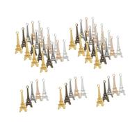 Operitacx 100pièces Pendentif Tour Eiffel Vintage Alliage Breloque Charme Pour Colliers Et Bracelets Lot De Accessoires De Bijoux Créatifs