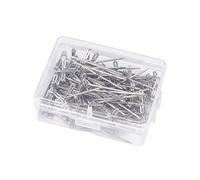 Operitacx 100pièces Pins Acier Inoxydable Pour Fabrication De Perruques Ensemble Pratique Avec Boîte De Rangement Pour Couture Et Modélisation
