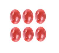 Operitacx 10pièces Cabochons Ovales Pierre Agate Rouge Patch Pierre Accessoires pour Bijoux et Créations Horaires Fournitures DIY