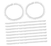 Operitacx 10pièces Lot De Faux Cils Pour Poupées Cils Épais Et Recourbés Pour Yeux De Poupée Fournitures De Maquillage Pour Fabrication De