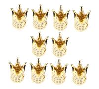 Operitacx 10pièces Pendentif Couronne Perles pour Bijoux Création Faits Main Accessoires Bijoux Couronne Perles