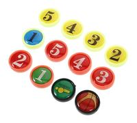 Operitacx 12 Petits Aimants Magnétiques pour Tableau de Basket-ball en Plastique, Fixation Sécurisée et Adhérence, Accessoires pour Tableau de Coaching Basketball