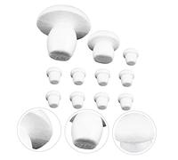 Operitacx 12 pièces Champignons Mousse Non Peints pour DIY Décoration Garçon Fille Modèle Créatif Peinture Fête