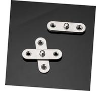Operitacx 12 pièces Charnières Pivotantes Inox pour Portes et Placards Paumelles Robustes et Durables Rotation pour Installation Facile Lot de Adaptées Aux Meubles et Fenêtres