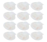 Operitacx 12 Pièces Coquillages Décoratifs Blancs Naturels | Coquilles Marines Naturelles 3,9 à 4,7 Pouces, Usage Maison et Table, Lot Décoratif Côtier