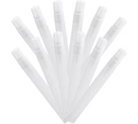Operitacx 12 Pièces Mini Flacon Pulvérisateur Parfum Rechargeable 15ml en Pp Blanc Étanche et Hermétique pour Voyage et Stockage de Lotions et Liquides