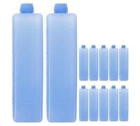 Operitacx 12 Pièces Pack de Glace Réutilisable Bleu en Pe pour Ambiance Estivale, Blocs Réfrigérants pour Ventilateur de Climatiseur et Réfrigérateur, pour Transport en Chaîne du Froid et