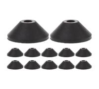Operitacx 12 pièces Rondelles Caoutchouc Coniques pour Réservoir de Toilette Kit Étanchéité Anti-fuite pour Réparation et Remplacement de Boulons de Cuvette Compatible Usage Domestique et