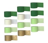 Operitacx 12 rouleaux Crépon Vert Avocat Réutilisables pour Décorations de Fête Mariages et Showers pour et Projets Créatifs