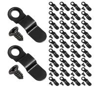 Operitacx 120 Pièces Attaches de Cadre à Bouton Tournant en Fer avec Vis