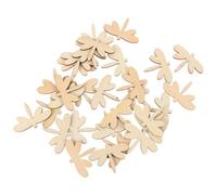 Operitacx 120 pièces Décoratives Libellule Non Tranches Naturelles pour Bricolage Pendentifs Créatifs DIY Solides et Durables